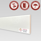 Напольный плинтус CROWNWOOD (Экошпон) 2150х10х80/ Дуб Лёд