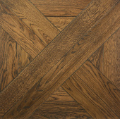 Модульный паркет CROWNWOOD Экспрессия Гордон 2-х слойный шип-паз/УФ-масло/фаска Омбра (Порода: Дуб)