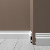 Плинтус Де-Багет XPS Polymer Н 1 60х13/ Белый