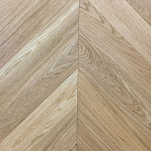Паркет елка Wood Bee Chevron Дуб Селект гладкий глянец, Select UV-лак gloss 30±5%