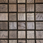 Стеновые панели CROWNWOOD WP3D9040 Шоколад, Дуб браш Коричневый