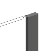 Финишный молдинг Hiwood LF124B GR3/ 31 х 12 х 2700