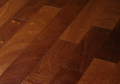 Паркетная доска Wood Bee HDF Экзотическая коллекция Сапели лак Sapele