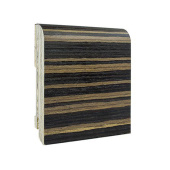 Напольный плинтус Finitura dekor R13 83х19х2400/ Эбен (ebony)
