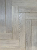 CROWNWOOD Английская елка 90° 2-х слойная (шип-паз) Гармония 100901 (Порода: Дуб Натур) 600 x 100 x 13.5 / 0.96м2