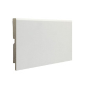 Напольный плинтус Finitura dekor F3 100х16х2400/ белый ASW