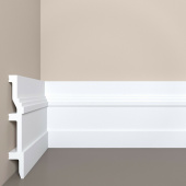 Напольный плинтус Bello Deco XPS П 8 150х22/ Белый