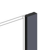 Финишный молдинг Hiwood LF124B GR15K/ 31 х 12 х 2700