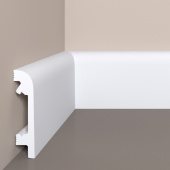 Напольный плинтус Bello Deco XPS П 16 80х19/ Белый