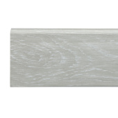 Напольный плинтус Winart Pro HDPS Quadro с монтажной планкой 80 мм/ Ясень Северный