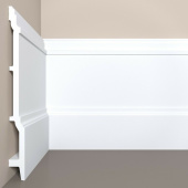 Напольный плинтус Bello Deco XPS П 17 250х23/ Белый