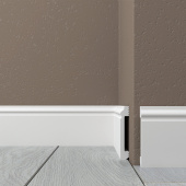 Плинтус Де-Багет XPS Polymer Н 80 80х13/ Белый