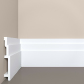 Напольный плинтус Bello Deco XPS П 13 140х20/ Белый