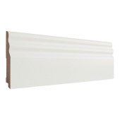 Напольный плинтус Finitura dekor RP 100х16х2400/ белый ASW