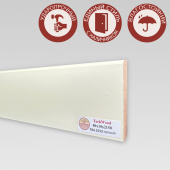 Напольный плинтус CROWNWOOD (Экошпон) 2150х10х80/ RAL 1013