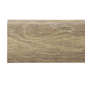 Напольный плинтус Winart Pro HDPS Quadro с монтажной планкой 80 мм/ Дуб Орнетте