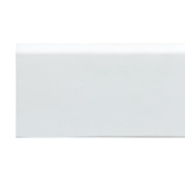 Напольный плинтус Winart Pro HDPS Quadro с монтажной планкой 60 мм/ Белый