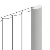 Финишный молдинг Hiwood LF135B NP/ 22.5 х12 х 2700