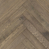 ESTA Herringbone 14032 Oak Nordic S Lava Grey brushed matt 4B 700 x 100 x 14мм