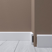 Плинтус Де-Багет XPS Polymer Н 8 60х12/ Белый