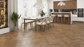 ПВХ-плитка Alpine Floor  Chevron Alpine LVT Гевуина ECO 20-10
