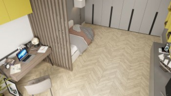 ПВХ-плитка Alpine Floor  Chevron Alpine LVT Сонома ECO 20-7