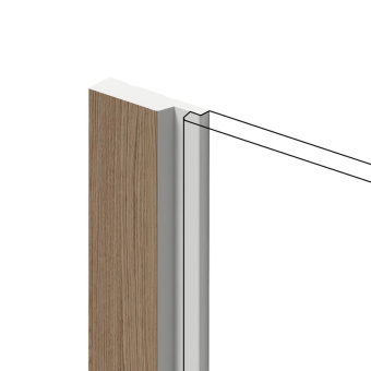 Финишный молдинг HiWood LF124A BR417N/ 42 х 12 х 2700