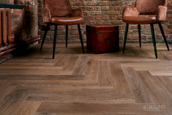 ПВХ плитка VINILAM PARQUET HERRINGBONE Glue GD11199 Паркет Венецианский Glue