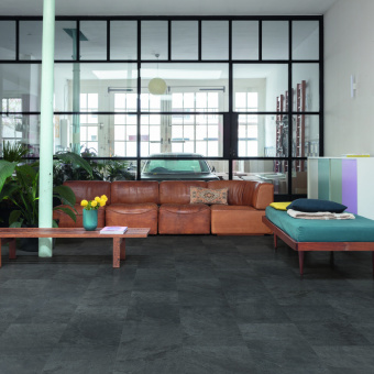 ПВХ-плитка Quick-Step QS Alpha Vinyl ORO BASE плитка AVSTT 40035 Сланец чёрный