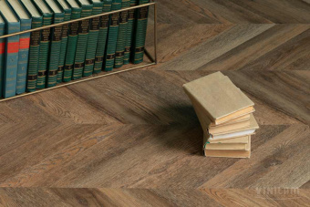 ПВХ плитка VINILAM  PARQUET CHEVRON Glue RI153610CL4  Шеврон Нормандия Glue