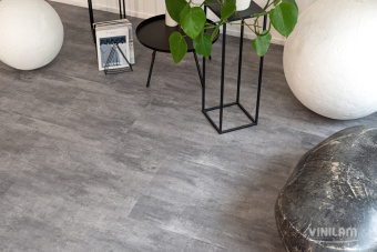 ПВХ плитка CERAMO VINILAM STONE Glue 2,5 мм Цемент Серый 71616 Glue