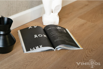 ПВХ плитка VINILPOL GLUE 7898 EIR Дуб Верона Glue