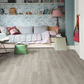 Ламинат Quick Step Perspective Hydro (Rus) PER3575 Дуб старинный серый