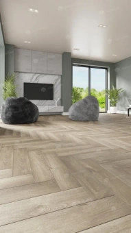 ПВХ-плитка Alpine Floor LVT Parquet ЕСО 16-5 Дуб Натуральный Отбеленный 4V 43кл