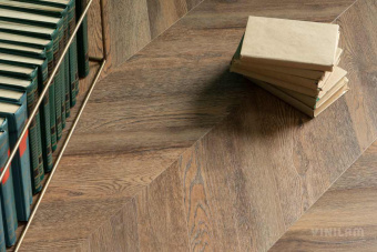 SPC VINILAM PARQUET CHEVRON 8,5 мм Шеврон Нормандия RI153610CL4