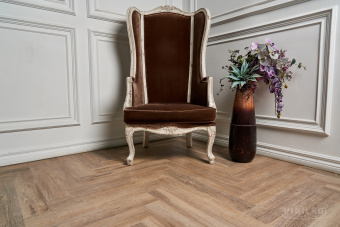 ПВХ плитка VINILAM PARQUET HERRINGBONE Glue GD11133 Паркет Северный Glue