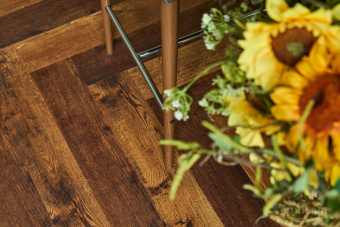 ПВХ плитка VINILAM PARQUET HERRINGBONE Glue GD11155 Паркет Парижский Glue