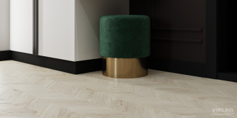 ПВХ плитка VINILAM  PARQUET CHEVRON Glue RI4777CL7 Шеврон Бриссак Glue
