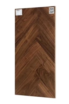 Английская елка Ablux Орех Американский селект Herringbone 12х125х600 мм, лак