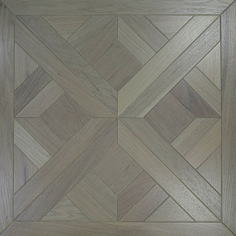 CROWNWOOD Лофт (модульный паркет ИЗ) 2-х слойный М4 Крест со вставкой (Порода: Дуб Натур)