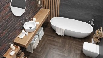 ПВХ-плитка Alpine Floor LVT Parquet ECO 16-22 Дуб Альферац 4V 43кл
