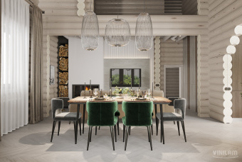 ПВХ плитка VINILAM PARQUET HERRINGBONE Glue GD11366 Паркет Санторини Glue