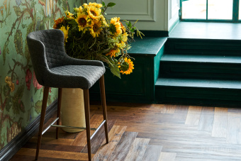 ПВХ плитка VINILAM PARQUET HERRINGBONE Glue GD11155 Паркет Парижский Glue