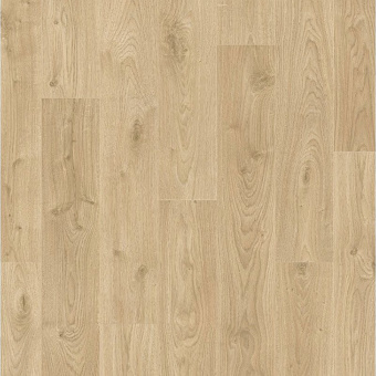 Ламинат Quick Step Perspective Hydro (Rus) PER6075 Доска дуба белого светло-бежевая