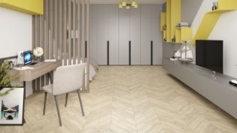ПВХ-плитка Alpine Floor  Chevron Alpine LVT Сонома ECO 20-7