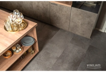 WPC CERAMO VINILAM STONE 6 мм 71610 Цемент Стальной